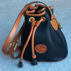 Vintage Dooney & Bourke Mini Drawstring Bucket Bag